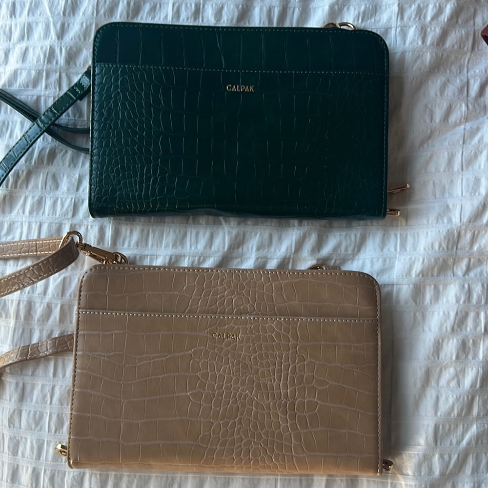 Calpak passport purses — nearly never used ($35 each)